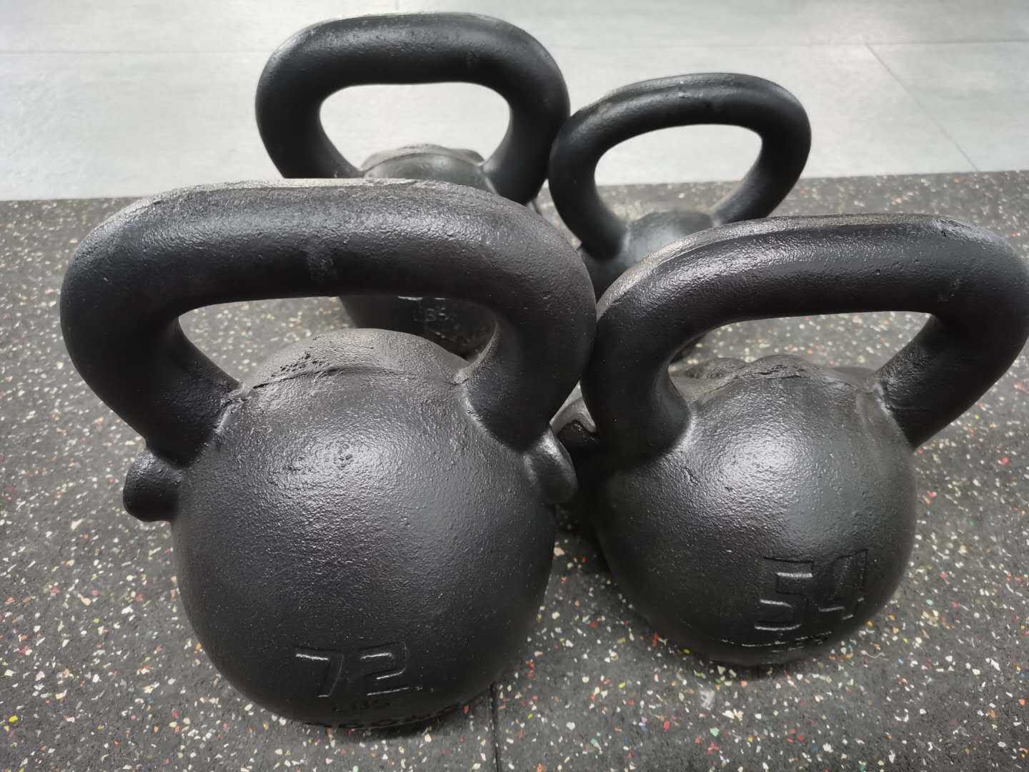 Gorilla head Black Gym equipment cast iron  Kettle Bells dumbbells