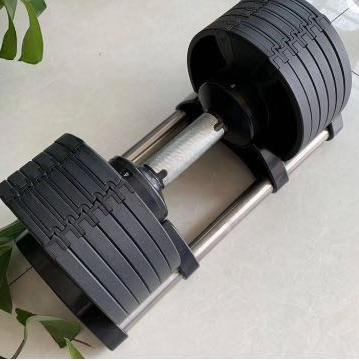 Free weight Wholesale quick adjustable Weightlifting dumbbell set 20kg