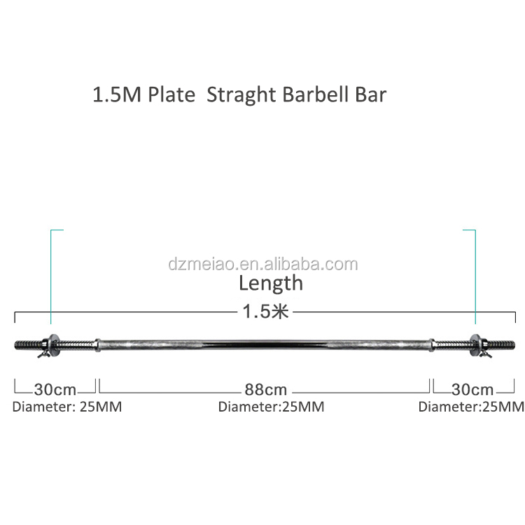 Wholesale High intensity hard chrome weightlifting powerlifting olimpics 2'' barbell bars