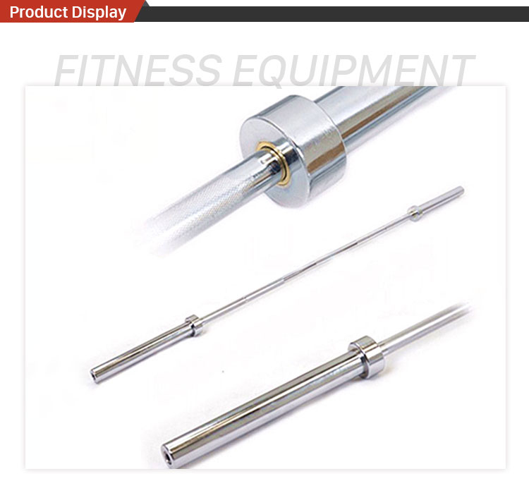 Unique products Cheap and practical Gym Outdoor Equipment  Chrome Curl Powerlifting Barbell Bar