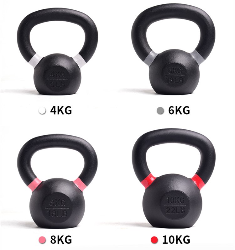 New launched product custom sport competition powder coated kettlebell