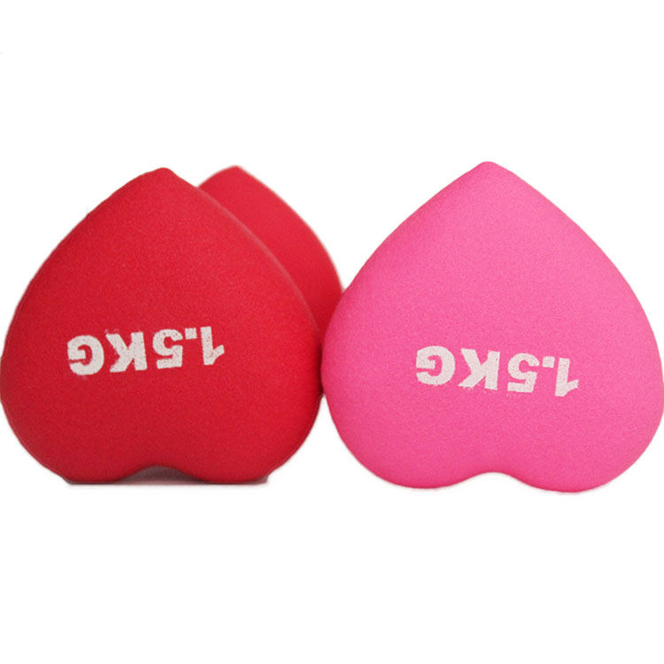 Unique products sports body-building  gym dumbbells women colorful heart shape neoprene  dumbbell