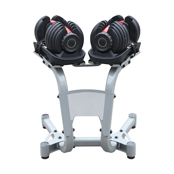 dumbbell with rack